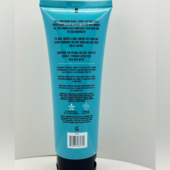 $7 🌸 Hurley Men's Beard Softener Moisturizing Conditioner Peppermint ~ NEW - Picture 2 of 4